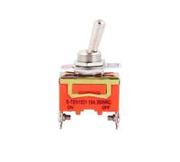 5/10pcs SPST 15A 250V 2 4 6 PIN Terminal ON OFF Toggle Switch Self-locking Reset Rocker Toggle Slide Switch KN-1322 IDGTTLDF(KN-1021,10PCS)