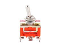 5/10pcs SPST 15A 250V 2 4 6 PIN Terminal ON OFF Toggle Switch Self-locking Reset Rocker Toggle Slide Switch KN-1322 IDGTTLDF(KN-1121,10PCS)