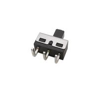 5/10Pcs SS12D10 /SS12D06 Straight/Right Angle 3 Pin Toggle Switch 1P2T Handle High 5mm Spacing Slide Toggle Switches IDGTTLDF(Right Angle,10Pcs)