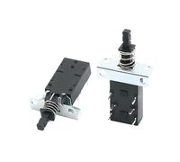 5/10PCS SWITCH A complete set of keyboard switches GST P6A 1P1 Power Switch Power switch and button Switch Self-locking IDGTTLDF(10PCS)