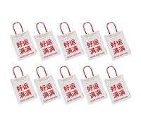 5 / 10Pcs Treat Bags with Top Handle, Candy Chocolate Storage for Celebrations Party Clear Storage Bags for Birthday Party