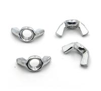 5/10pcs Zinc Plated Steel DIN315 Hand Tighten Nut Butterfly Nuts Wing Nuts M3 M4 M5 M6 M8 M10 M12(M4 10pcs)
