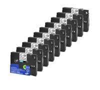 5/10PK 231 12mm Label Tape Compatible With Tze-231 Tze231 221 241 335 For Use With PTH110 Label Printer(Black on Clear-10PK)