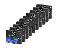 5/10PK 231 12mm Label Tape Compatible With Tze-231 Tze231 221 241 335 For Use With PTH110 Label Printer(White on Black-10PK)