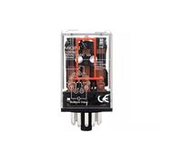 5/10Set MK2P-I MK3P-I Electromagnetic Relay Intermediate Small Relay with Base 8 Pin 11 Pin AC/DC 220V 24V(5 PCS,MK3P-I DC24V)