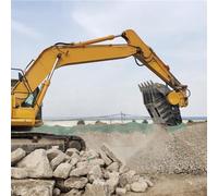 5-10ton Excavator Jaw Crusher Bucket for Heavy Duty Machine Construction Attachment