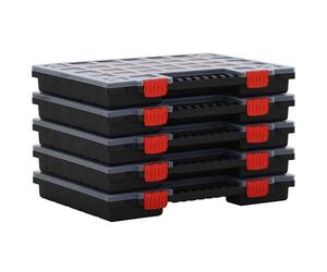 5/10x Assortment Boxes Polypropylene Tool Organiser Box Multi Models vidaXL