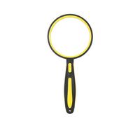 5-10X Magnify Glass Handheld Magnifier with Nonslip Rubber Handle for Senior Reading Nature Kids Nature Exploration Rubber Handle Magnifier