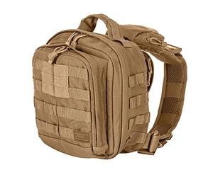 5.11 RUSH MOAB 6 Tactical Sling Pack Military Molle Backpack Bag, Kangaroo, Style 56963