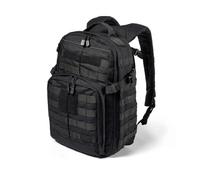 5.11 Tactical Backpack, RUSH 12 2.0 Military Survival Molle Back Pack with Laptop Compartment, Small, 24L, Black, Style 56561ABR