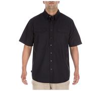 5.11 Tactical Mens Button Down Short Sleeve Shirt with Pockets, Stryke, Style 71354ABR, Dark Navy, Large