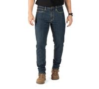 5.11 Tactical Men's Defender-Flex Slim Work Jeans, Patch Pockets, Fitted Waistband, Style 74465, Tinted Wash Indigo, 30W x 30L