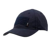 5.11 Tactical Men's Flag Bearer Cap, Moisture-Wicking Sweatband, One Size Fits Most, Dark Navy, 1 SZ, Style 89406
