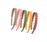 5/12 Pieces Matte Headbands For Girls Women Unique Hair Decors Star Hairbands Comfortable Hair Accessories