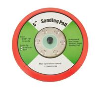 5" 125mm DA Polishing Backing Pad with Hook and Loop for DAS6, 5/16" UNF Thread Compatible with Dual Action Polishers, Soft PU Material for Car, Furniture, Metal, Artificial Stone