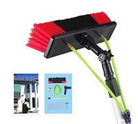 5-12m Window Cleaning Pole, Solar Panel Cleaning Equipment,Water/Hose Fed Pole, Window Cleaner Kit, Solar Panel Cleaning Equipment for Cleaner Outdoor Window（6m/20ft Rod，
