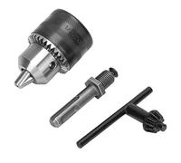 .5-13mm /2-20UNF Key Type Drill Chuck with Round Shank Adapter Electric Hammer Converter. Range. Thrust. Anti. Bearing. into. Using. 13mm. Clamping. 20UNF. Chuck.
