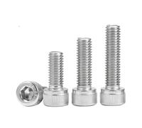 5/16 3/8 7/16 1/2 5/8 DIN912 SUS304 A2 Stainless Steel Hex Socket Knurled Cap Head Bolts Screws(1-1/8,5/16-18(5Pcs))
