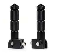 5/16IN Thread CNC Universal Pedals Folded Footrest Footpeg For Motorcycles Bicycles Electric Vehicles Mopeds Karts Motorbike Foot Pegs(Black)