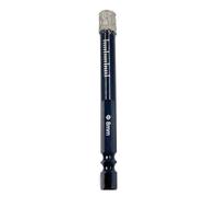 5-16mm Hexagonal Shank Brazed Dry Ceramic Tile Drill Bit Marble Granite Vitrified Tile Hole Opener Diamond Drill Bit Hole Saw(1pc-8mm)