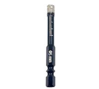 5-16mm Hexagonal Shank Brazed Dry Ceramic Tile Drill Bit Marble Granite Vitrified Tile Hole Opener Diamond Drill Bit Hole Saw(1pc-5mm)