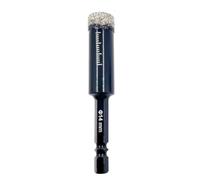 5-16mm Hexagonal Shank Brazed Dry Ceramic Tile Drill Bit Marble Granite Vitrified Tile Hole Opener Diamond Drill Bit Hole Saw(1pc-14mm)