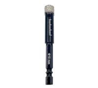 5-16mm Hexagonal Shank Brazed Dry Ceramic Tile Drill Bit Marble Granite Vitrified Tile Hole Opener Diamond Drill Bit Hole Saw(1pc-10mm)