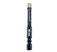 5-16mm Hexagonal Shank Brazed Dry Ceramic Tile Drill Bit Marble Granite Vitrified Tile Hole Opener Diamond Drill Bit Hole Saw(1pc-6mm)