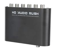 5.1CH Audio Decoder Converter with Optical Coax Digital to Analog Output for Home Cinema HD Video Player USB Host Fiber Connection