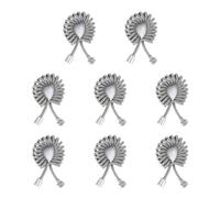 5-1PC 2/3/4M Telephone Line Shower Hose Plastic Water Plumbing Hose Anti-wrap Soft Hose Tube for Toilet Bidet Shattaff Sprayer(8PCS,5M)