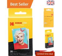 5.1x7.5 cm 2x3" Sticky-Backed ZINK Photo Paper 20 Sheets - Compatible With S...