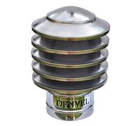 5.2'' / 130mm Chimney Cowl Anti Down Draught, Stainless Steel, Cap, Vent, Top, Rain and Snow Protector, Cover for Flue Pipe (Size 3.2''/80mm to 11.8''/300mm)