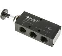 5/2 G1/2'' Axial Hand Lever Valve 0-8bar/0-112psi E.MC