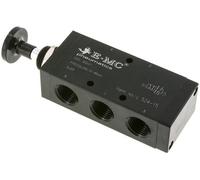 5/2 G1/2'' Axial Hand Lever Valve Detent 0-8bar/0-112psi E.MC