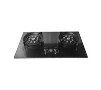 5.2 KW High-power Gas Stove,Double Burner,Black Stainless Steel with Flame Failure Protection Low Battery Alarm and Energy Saving(NG)