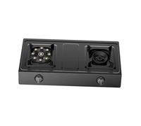 5.2 KW Nine-cavity Gas Stove,Double Burner,with Flame Failure Protection,Safety Lock Easy To Clean Suitable for Home Use(LPG)