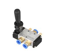 5/2 Way Pneumatic Air Hand Lever Operated Valve Manual Control 2 Position 3 5Port Push-Pull 3H210-08 4H210-08(4H210)