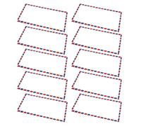 5/20/10 Pcs Airmail Envelopes 115x225mm Air Mail Office Supplies for Secure Document Mailing Air Mail Invitation Letter for Parties Holiday