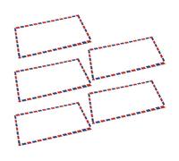 5/20/10 Pcs Airmail Envelopes 115x225mm Air Mail Office Supplies for Secure Document Mailing Air Mail Invitation Letter for Parties Holiday