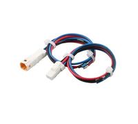 5/20/100 Sets JST 2 3 4 6 8 Pin Auto Waterproof Electronic Connector With 15cm Wire Harness Butt Plug ST02R/02T(3P,MALE_100 SETS)