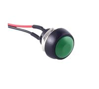5/20/100PCS 12mm Momentary Push Button Switch ON OFF PBS-33B Self Reset Mini Round Switch With Wire 2Pin 1A DC12V(Red Reset,30pcs)