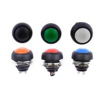 5/20/100PCS 12mm Momentary Push Button Switch PBS-33B Self Reset Round Switch SPST NO 2Pin 1A DC12V(Red Locking,20PCS)