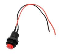 5/20/100PCS 12MM Round Button Switch With Cable 20CM Self-Locking DS-428/427 Reset Push Button Switch(DVPCOPM-SL,Self lock,20pcs)