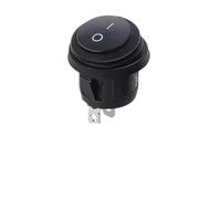 5 20 100PCS 3Pin KCD1 Waterproof Round Circular Shape Rocker Switch ON OFF Electrical Power 12V(AC 12V-24V)
