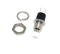 5/20/100PCS 7MM Momentary Push Button Switch PBS-110 Normally Open NO NC Press The Reset Switch Momentary Micro Switch ON OFF(PBS-110 NO White,100PCS)