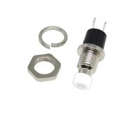 5/20/100PCS 7MM Momentary Push Button Switch Reset Switch PBS-110 Normally Open NO NC Press The Momentary ON OFF Micro Switch(PBS-111 NC White,20PCS)