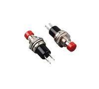5/20/100PCS 7MM Push Button Switch Momentary PBS-110 Normally Open NO NC Press The Reset Switch ON OFF Micro Switch(PBS-110 NO Green,5pcs)
