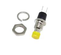 5/20/100PCS 7MM Push Button Switch Momentary PBS-110 Normally Open NO NC Press The Reset Switch ON OFF Micro Switch(PBS-110 NO Yellow,100pcs)