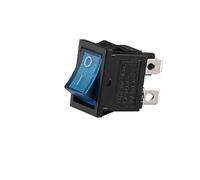 5/20/100PCS KCD1-101 3Pin 4Pin ON-OFF Boat Car Rocker Switch Red Yellow Green Blue Button Switch 220V 6A/250V AC 10A/125V AC(KCD1 4PIN BLUE,5PCS)