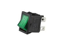 5/20/100PCS KCD1-101 ON-OFF 3Pin 4Pin Boat Car Rocker Switch Red Yellow Green Blue Button Switch 220V 6A/250V AC 10A/125V AC(KCD1 4PIN GREEN,5PCS)